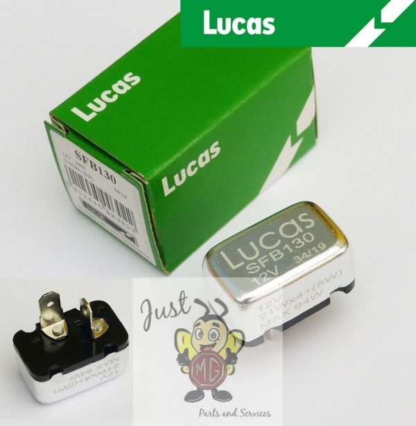 Hazard Warning Light Relay - Lucas New -(All Cars 72 on) GFU204 / GFU2204 SFB130