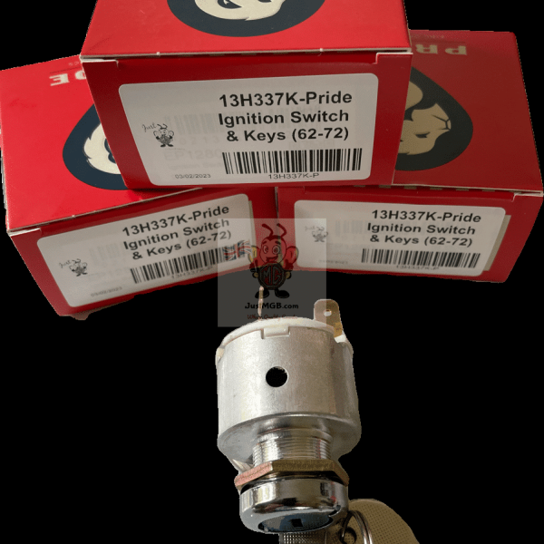 13H337 (31973K) - MGB Ignition Switch Complete with Keys Pride