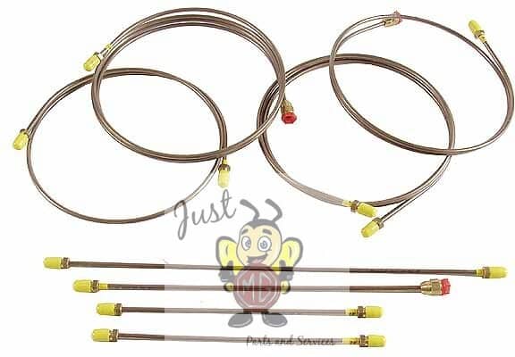 Brake Pipes - Early Rubber Bumper Cars (inc Rubber Bumper Factory V8's) - BPK2